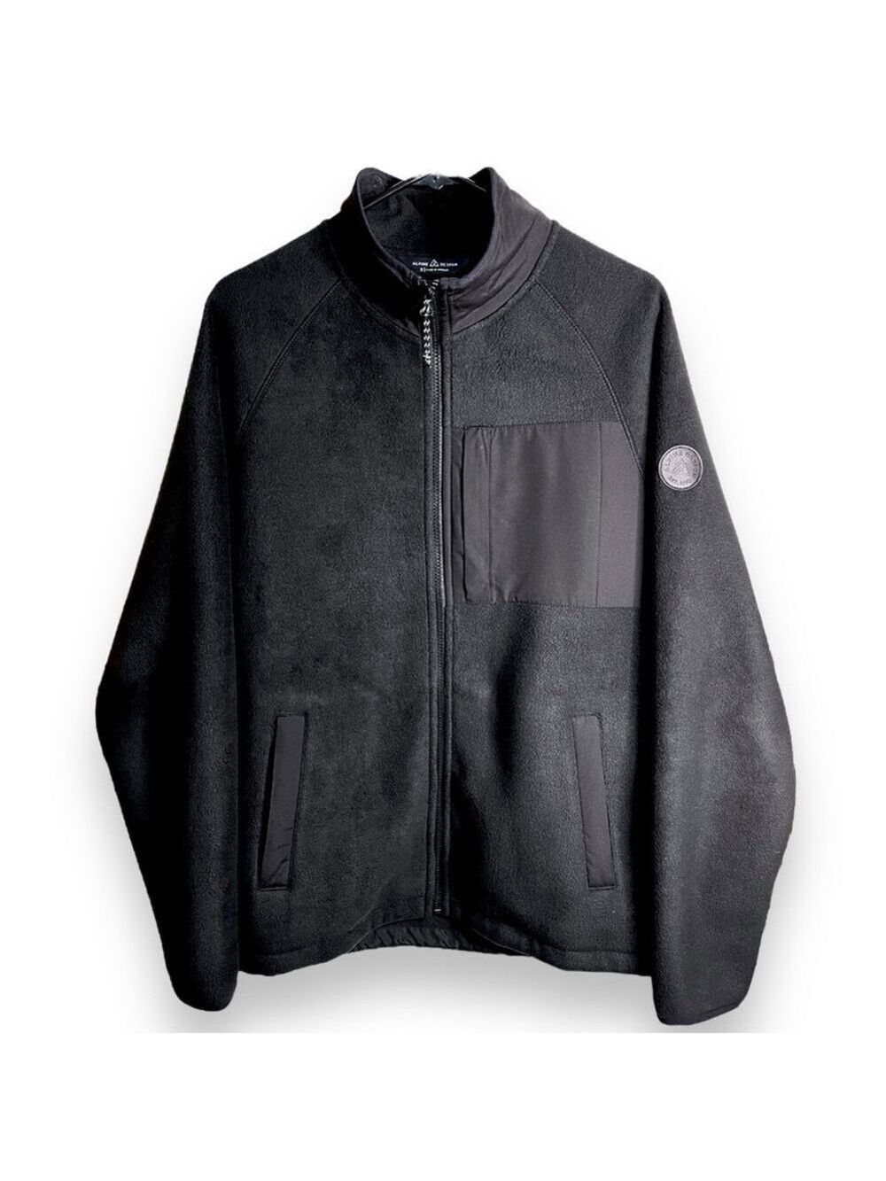 Black Fleece Full Zip-Up Jacket Men's Size Small